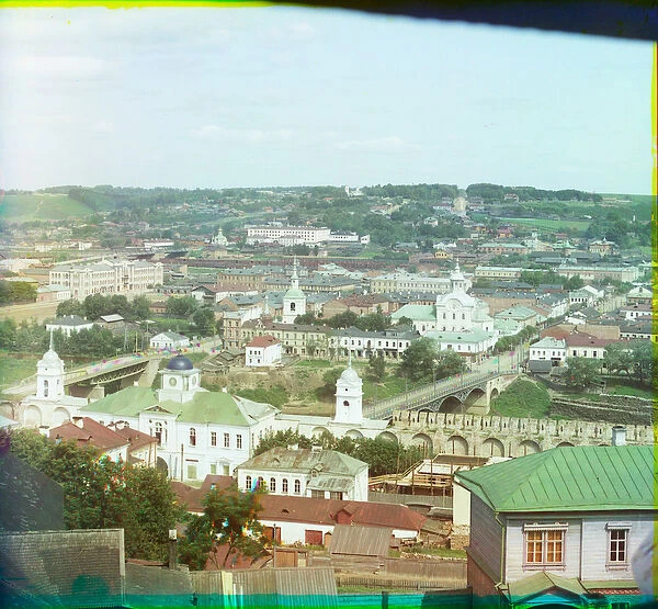 General view of the northern part from the bell tower of the Assumption Cathedral