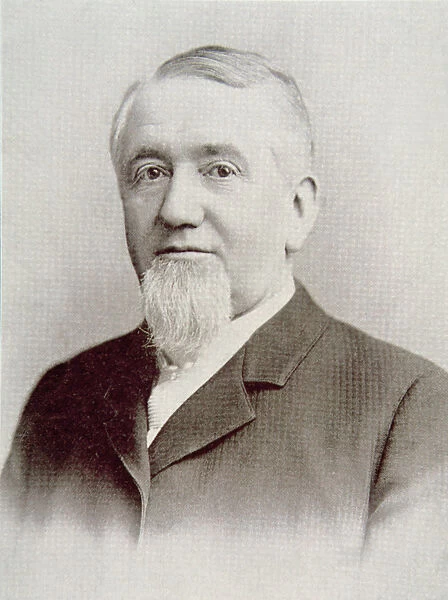 George M. Pullman (1831-97) (b  /  w photo)