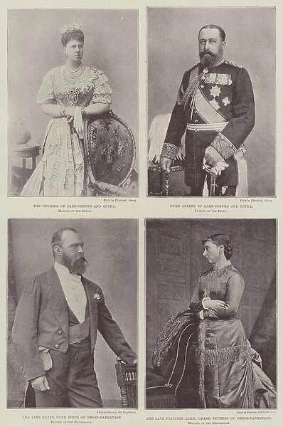 German Royals (b  /  w photo)