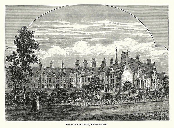 Girton College, Cambridge (engraving)