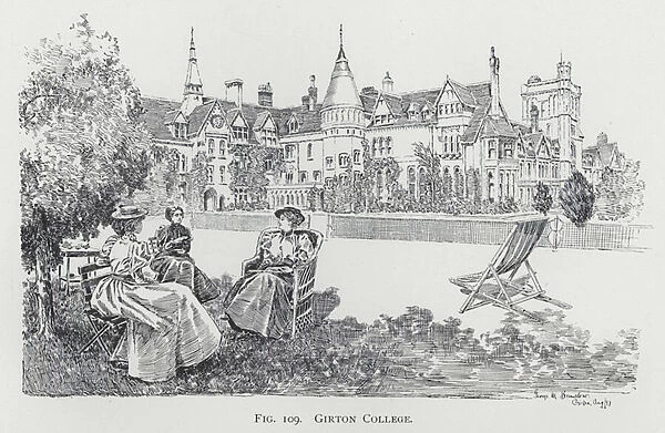 Girton College (engraving)