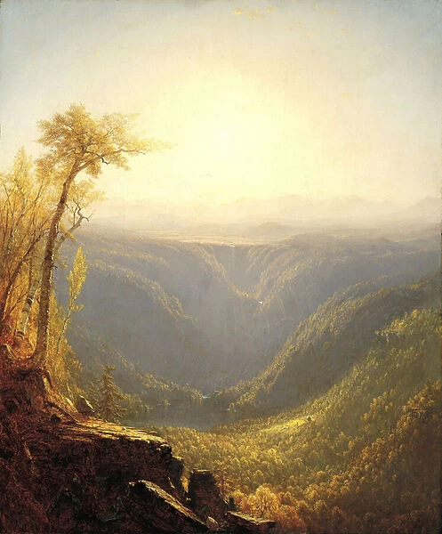 A Gorge in the Mountains (Kauterskill Clove), 1862 (oil on canvas)
