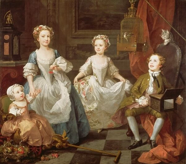 The Graham Children, 1742 (oil on canvas)