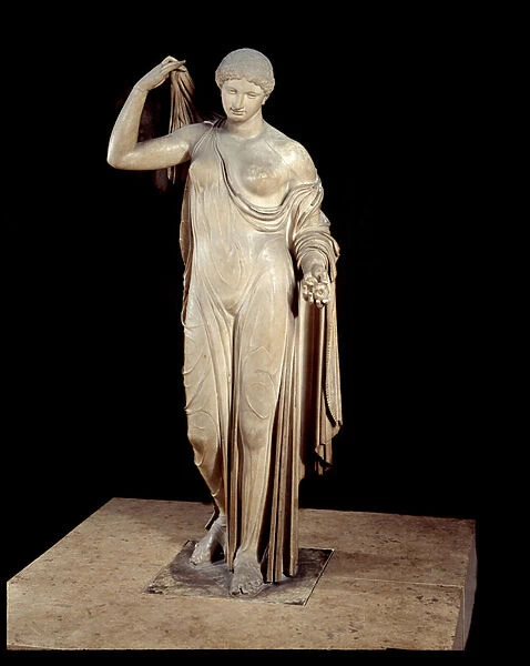 Greek Art: Aphrodite called Venus Genitrix. 2nd century sculpture, marble height: 1