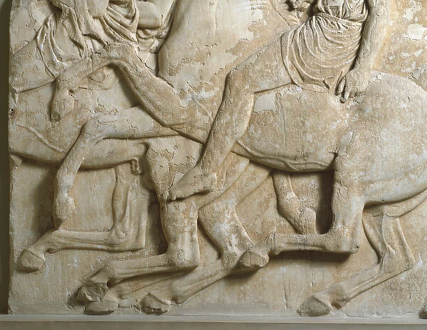 Greek art: 'galloping riders 'frieze of the Parthenon