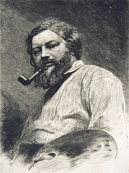 Gustave Courbet, 1882 (etching)