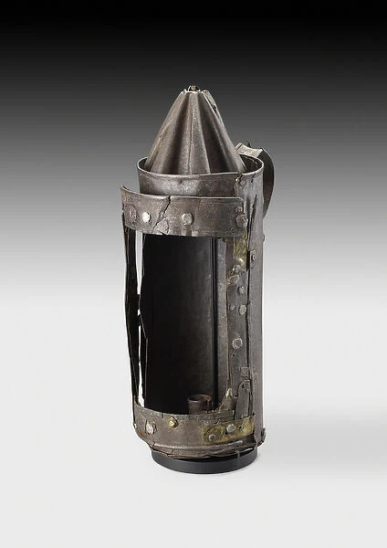 Guy Fawkes Lantern, from the Tradescant Collection, c. 1605 (sheet iron)