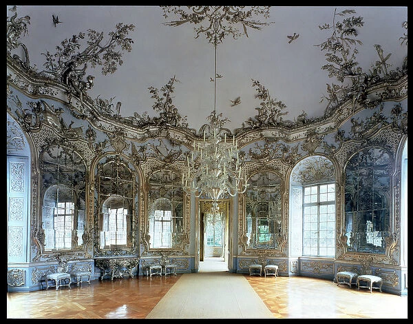The Hall of Mirrors, designed by Francois Cuvillies (1695-1768)