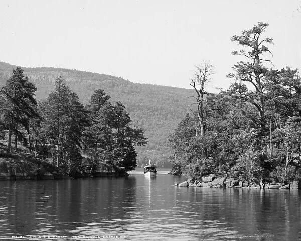 Along the Harbor Islands, Lake George, N. Y. c. 1904 (b  /  w photo)
