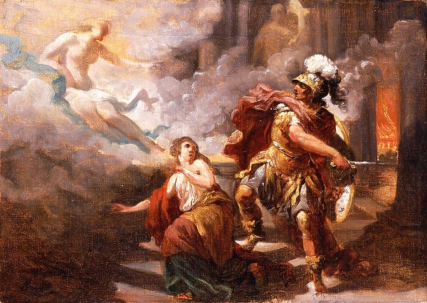 Helen Saved by Venus from the Wrath of Aeneas, 1779 (oil on canvas)