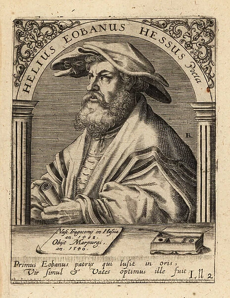 Helius Eobanus Hessus, 1650 (engraving)