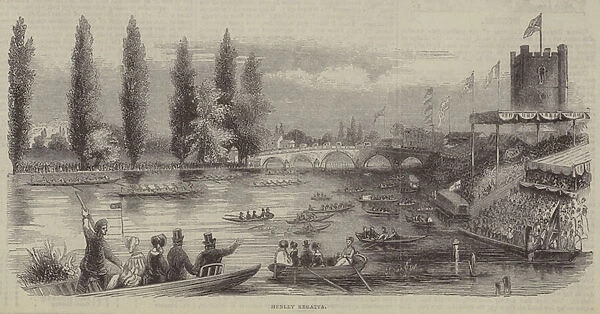 Henley Regatta, 1843 (engraving)