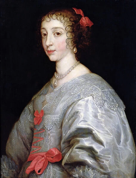 Henrietta-Maria of France (1609-69) (oil on canvas)