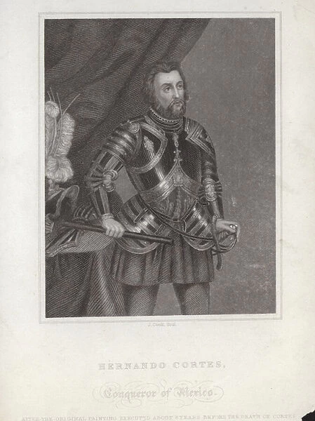 Hernan Cortes (engraving)