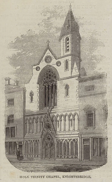 Holy Trinity Chapel, Knightsbridge (engraving)