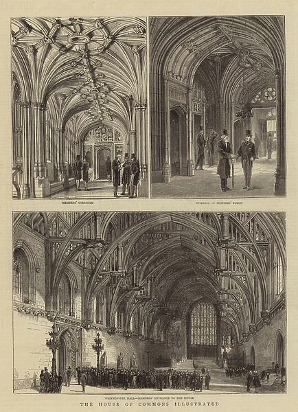 The House of Commons Illustrated (engraving)