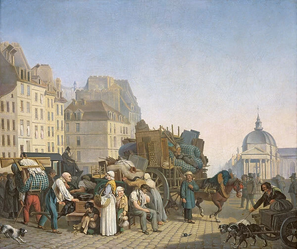 The House Movers, 1840 (oil on canvas)