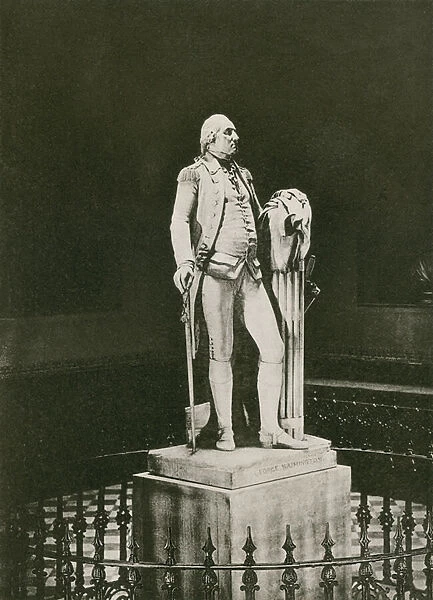 Hudsons Statue of George Washington (photogravure)