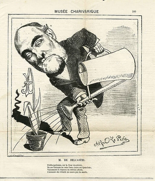 Illustration of Alfred Le Pete (1841-1909) in Le Charivari