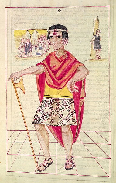 Illustration from Historia y Genealogia Real de los Reyes Incas del Peru, de sus hechos