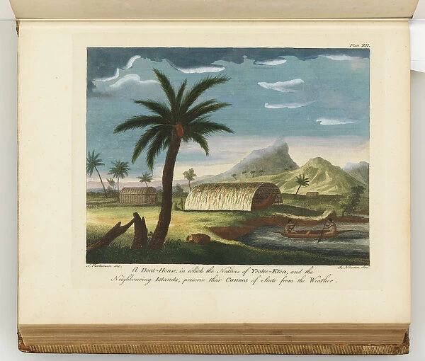 Illustration from A journal of a voyage to the South Seas