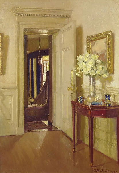 Interior, Gribdae, 1921 (oil on canvas)
