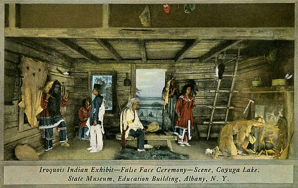 Iroquois Indian Exhibit, State Museum, Albany