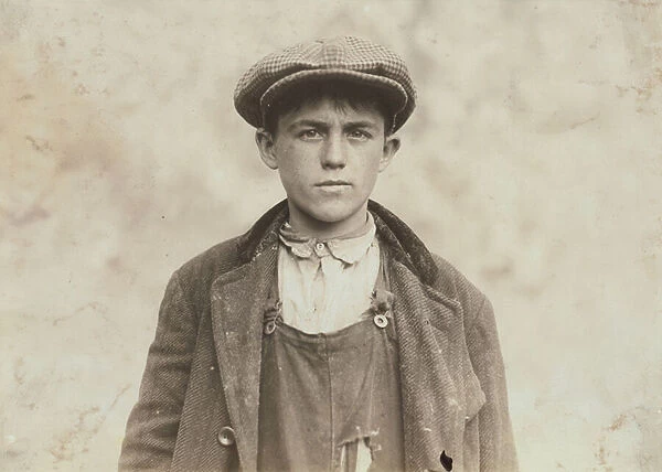 James Donovan - Irish Sweeper in Fall River Iron Works, 1916 (b  /  w photo)