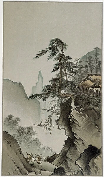 Japanese campaign. Painting attributed to Kano Masanobu, 16th century