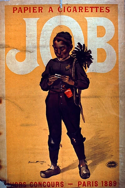 Job Cigarette Paper, 1895 (colour litho)