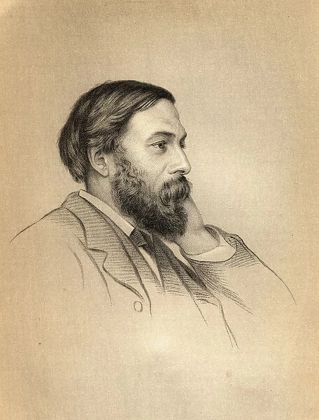John Addington Symonds (1840-93) (litho)