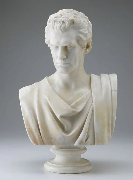 John C. Calhoun (1782-1850), modeled 1835, carved 1859 (Marble)
