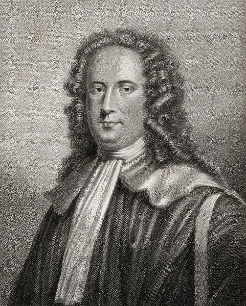 John Shute Barrington, illustration from A catalogue of Royal and Noble Authors
