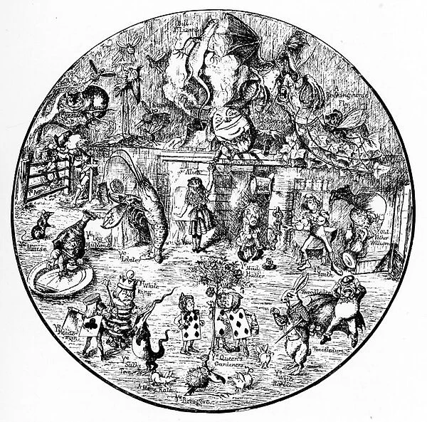 John Tenniels illustrations from Alice in Wonderland