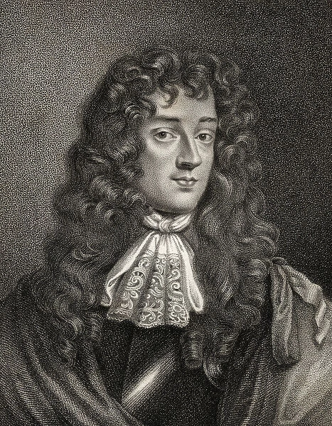 John Wilmot, illustration from A catalogue of Royal and Noble Authors, Volume III