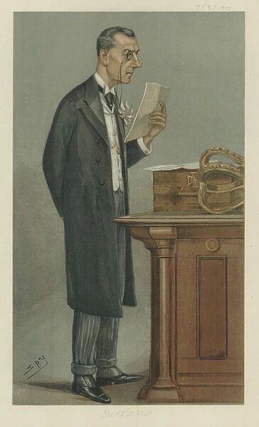 Joseph Chamberlain (colour litho)