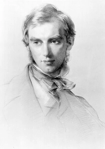 Joseph Dalton Hooker, c. 1851 (charcoal and chalk on paper)