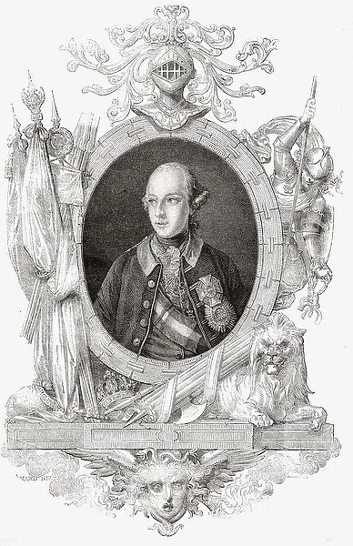 Joseph II, from Histoire de la Revolution Francaise by Louis Blanc (1811-82)