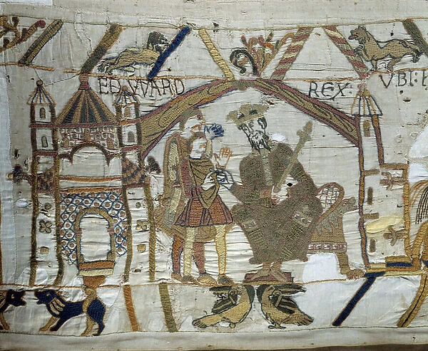 The King of England Edward the Confessor instructs Harold to go