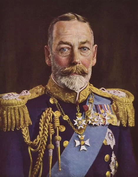 King George V (colour photo)