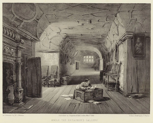 Knole, The Retainers Gallery (engraving)