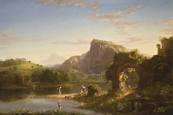 L Allegro, 1845 (oil on canvas)