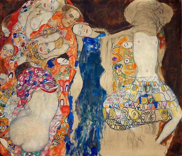 La Mariee - The Bride - Klimt, Gustav (1862-1918) - 1918 - Oil on canvas - 165x191