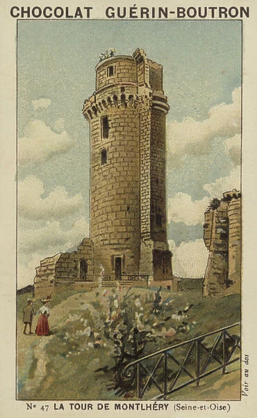 La Tour de Montlhery, Seine-et-Oise (chromolitho)