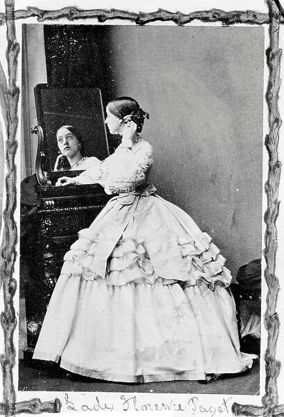 Lady Florence Paget, c. 1864 (b  /  w photo)