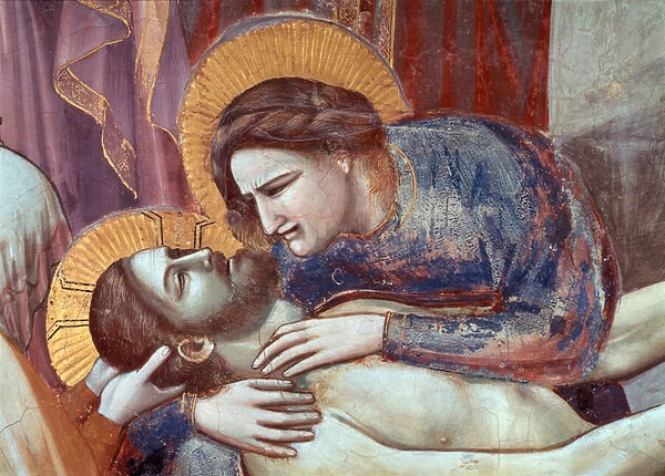 Lamentation of Christ, detail of the virgin (Fresco, 1303-1306)