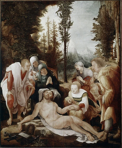 Lamentation over the death of christ (Painting, 1524)