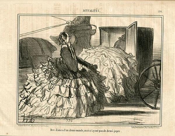Le Charivari, Satirique in N & B, ca. 1855_5_11: News n* 190