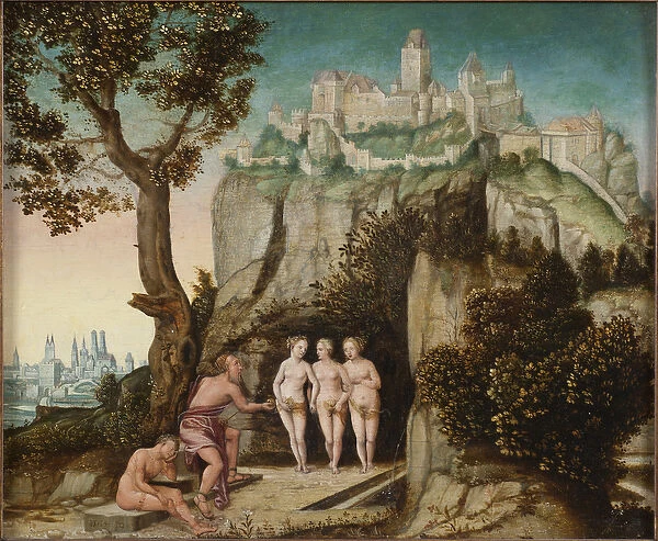 Le jugement de Paris - The Judgement of Paris, by Schoepfer, Hans, the Elder (1505-1570)