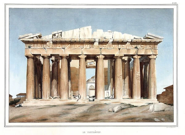 Le Parthenon. in 'Journey to Athenes and Constantinople